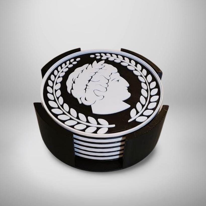 Roman Symbolism Coaster Set