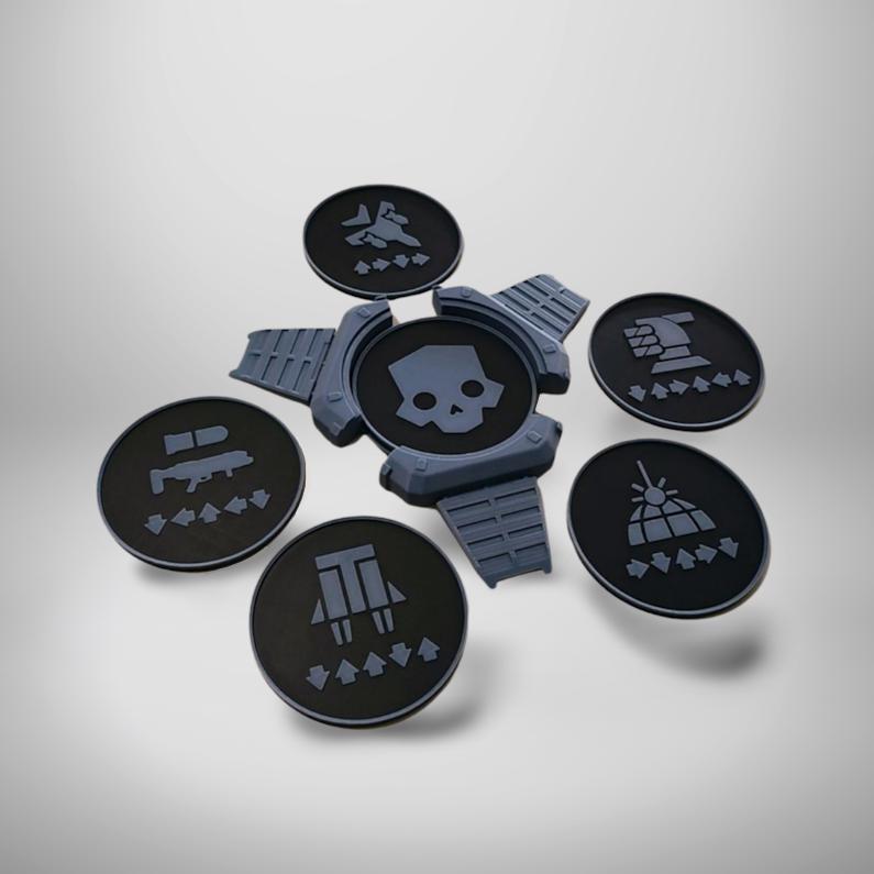 Helldivers Hellpod Stratagem Coaster Set