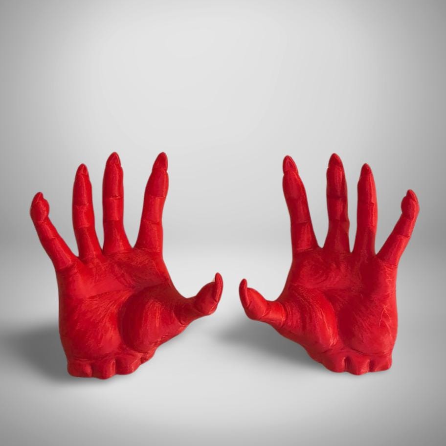 Wall-Mounted Demon Hands