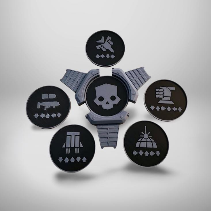 Helldivers Hellpod Stratagem Coaster Set