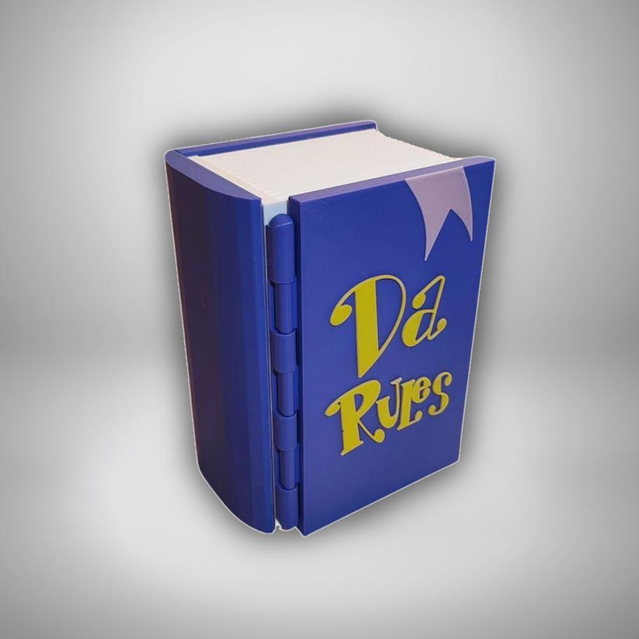 Da Rules Book Deck Box / Dice or Jewelry Box