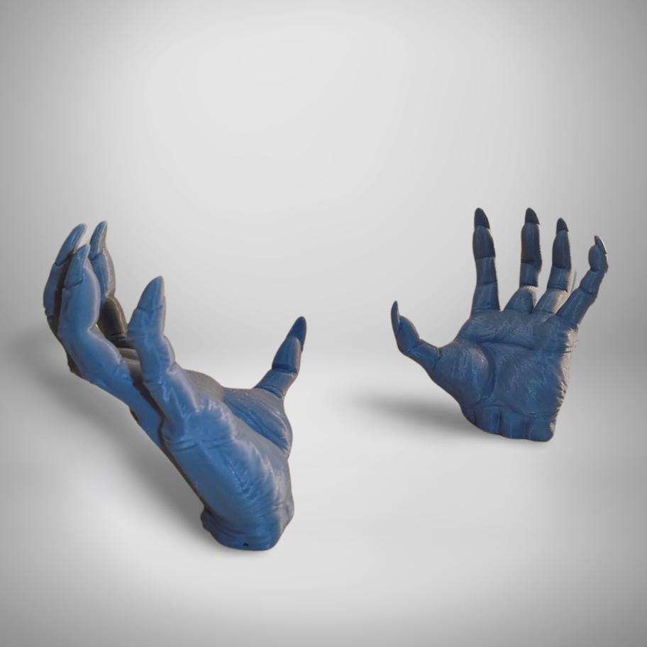 Wall-Mounted Demon Hands
