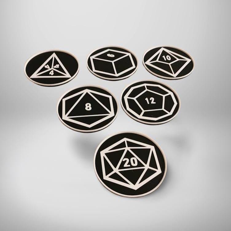 Dice Coaster Set