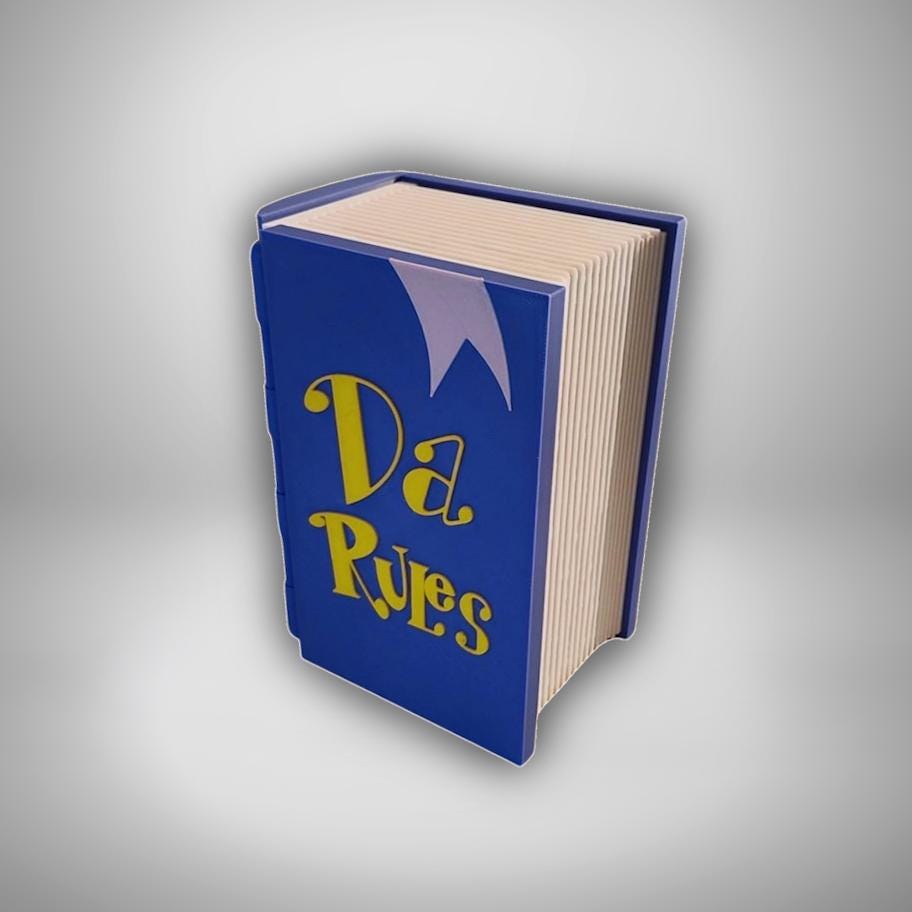 Da Rules Book Deck Box / Dice or Jewelry Box