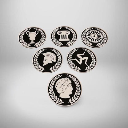 Roman Symbolism Coaster Set