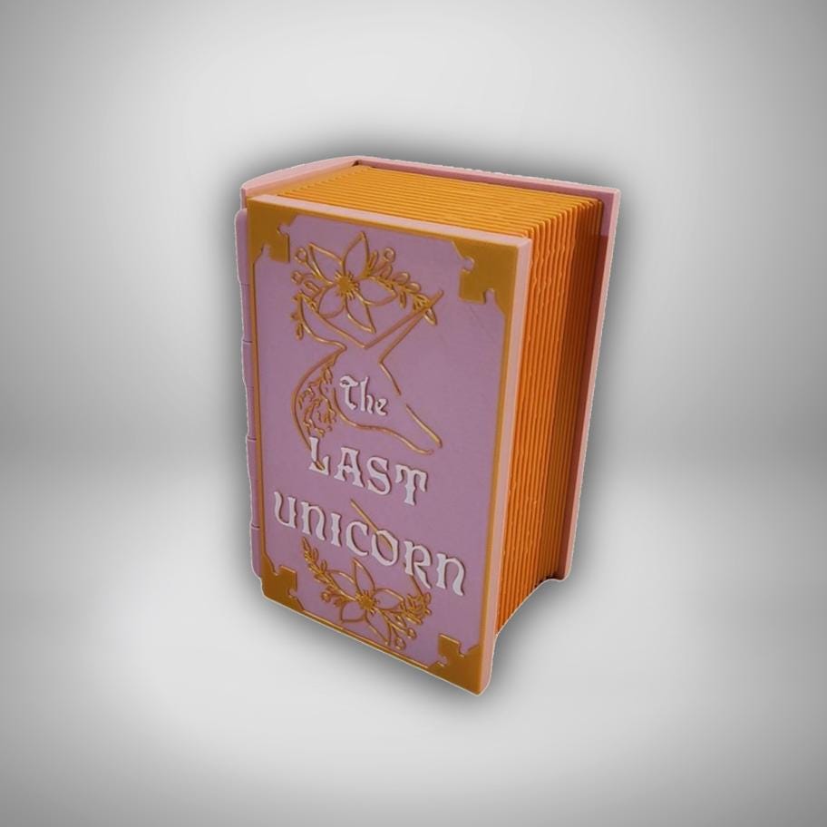 The Last Unicorn Book Deck Box / Dice or Jewelry Box