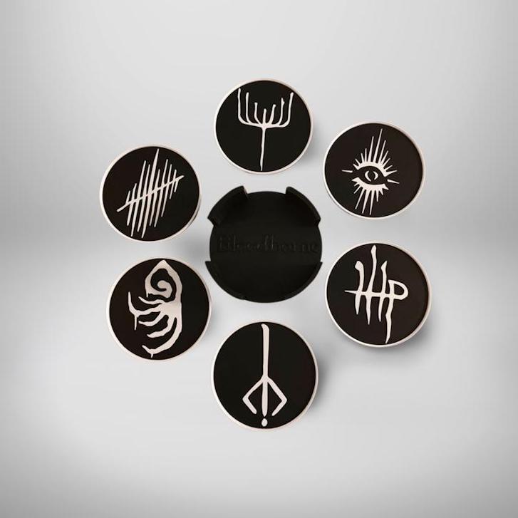 Bloodborne Caryll Rune Coaster Set