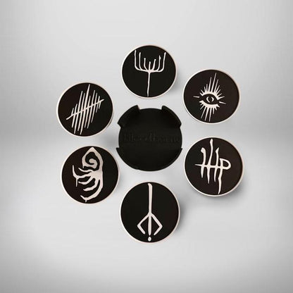 Bloodborne Caryll Rune Coaster Set