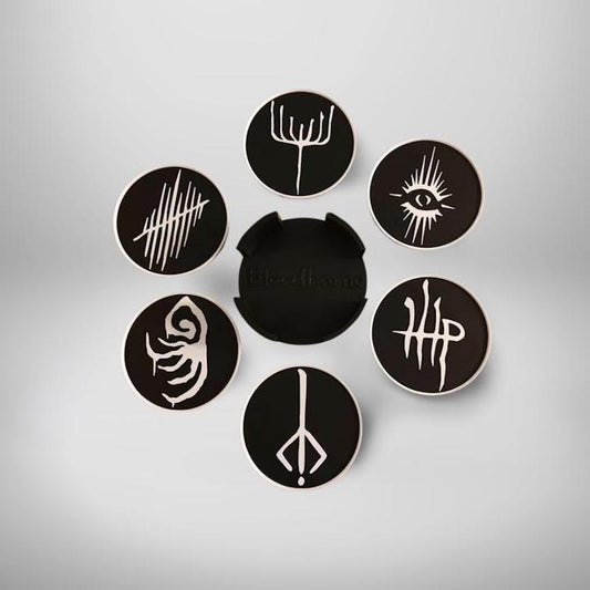 Bloodborne Caryll Rune Coaster Set