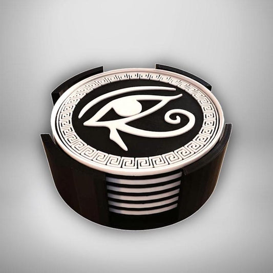 Egyptian Symbolism Coaster Set