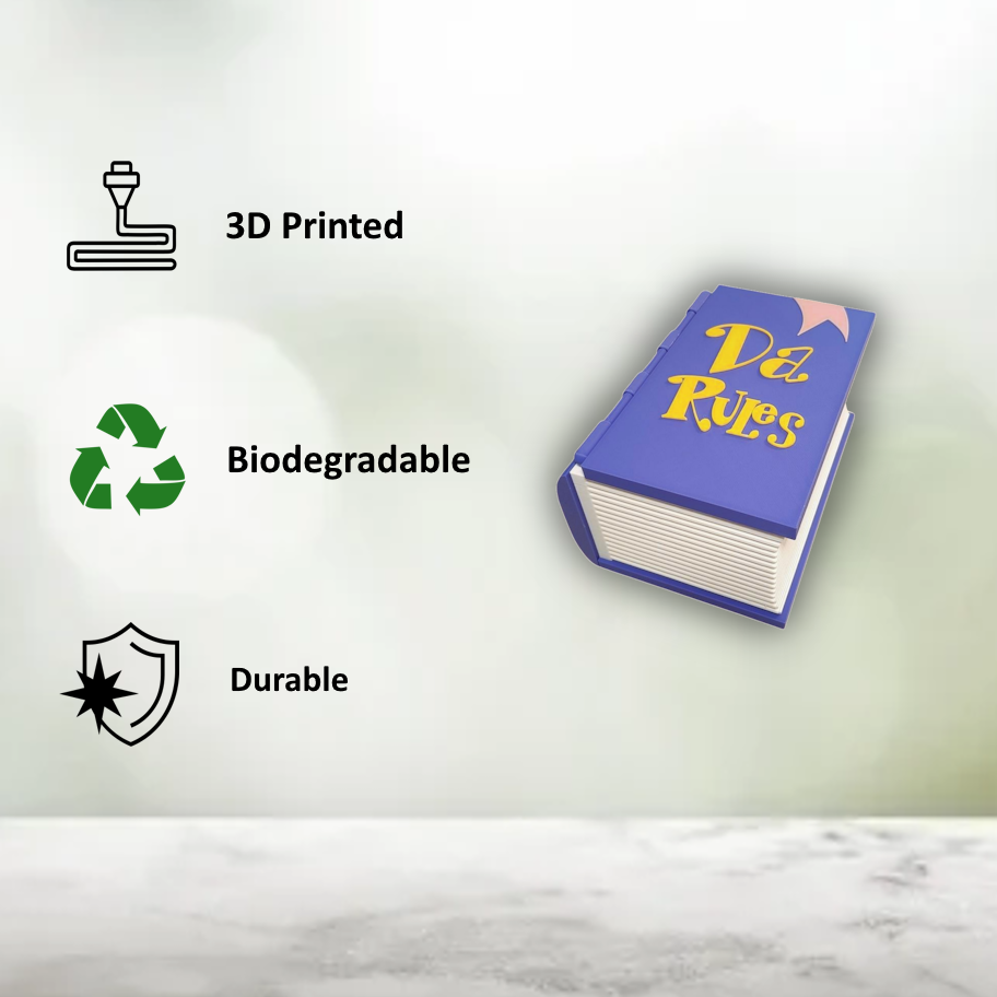 Da Rules Book Deck Box / Dice or Jewelry Box