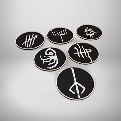 Bloodborne Caryll Rune Coaster Set