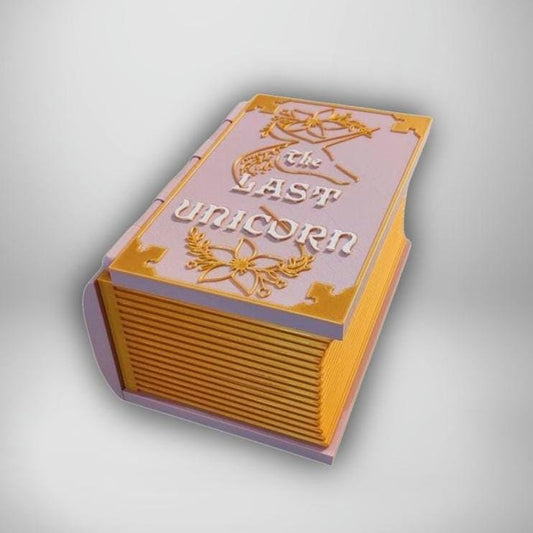 The Last Unicorn Book Deck Box / Dice or Jewelry Box