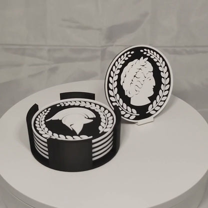 Roman Symbolism Coaster Set